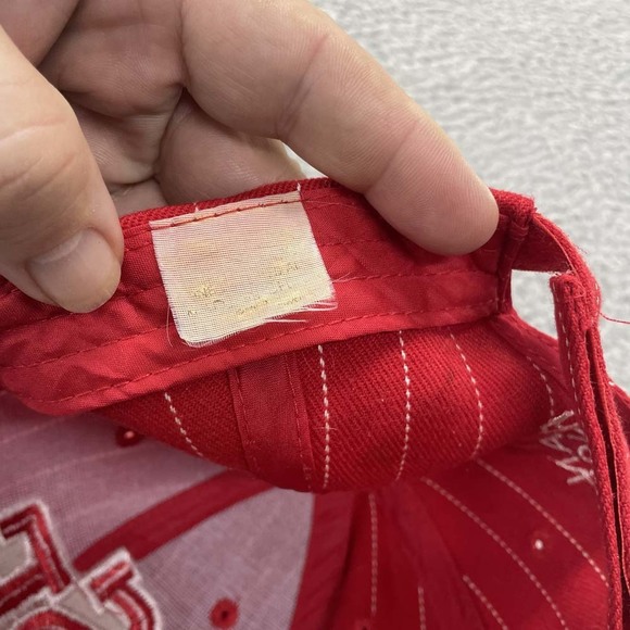 San Francisco Travel dad hat baseball cap red pinstripes destination souvenir - Picture 7 of 9